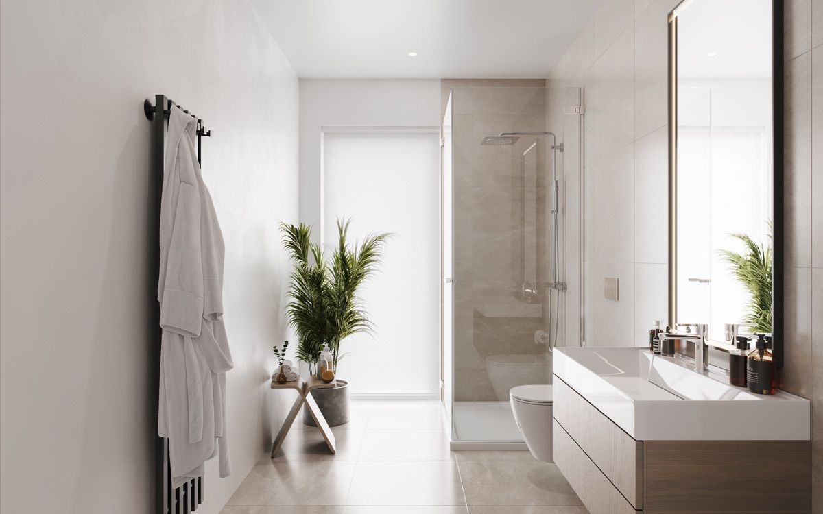 Badezimmer (Visualisierung)
